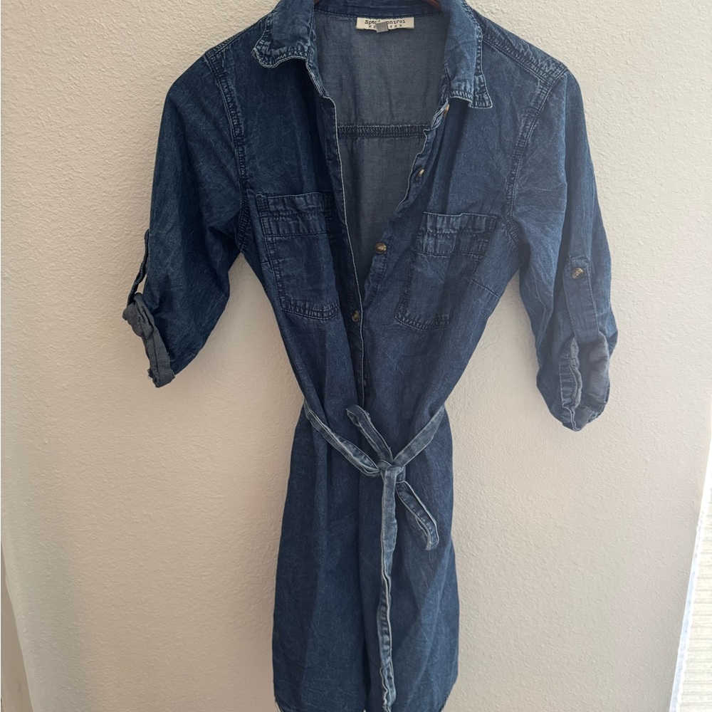 Speed Control Blue Denim Dress